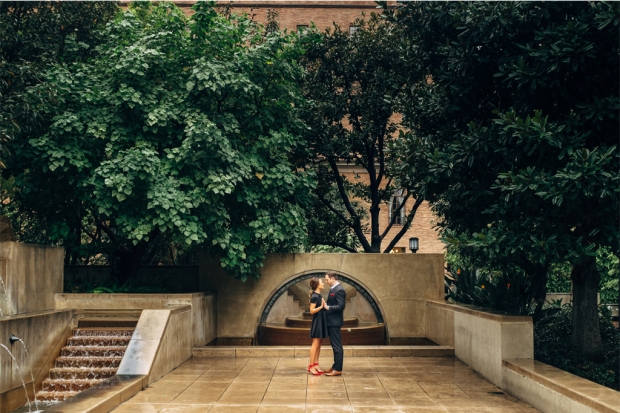 Joel Bedford Photography; Downtown Rainy Day Los Angeles Engagement Session;